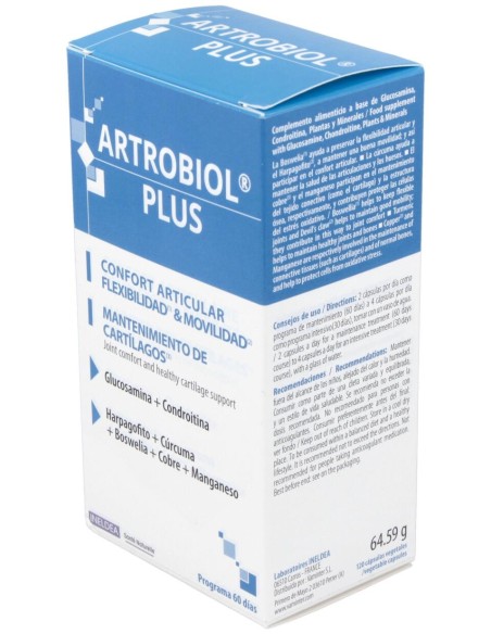 Artrobiol Plus Glucosamina+Condroitina 120Cap.