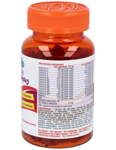 Pediakid Gominolas Multivitaminadas 60Gominolas