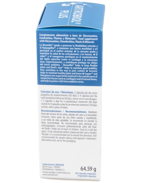 Artrobiol Plus Glucosamina+Condroitina 120Cap.