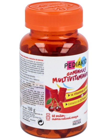 Pediakid Gominolas Multivitaminadas 60Gominolas