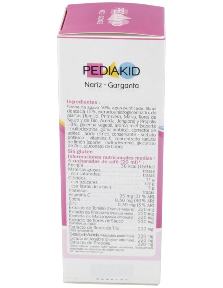 Pediakid Nariz-Garganta Jarabe 250Ml.