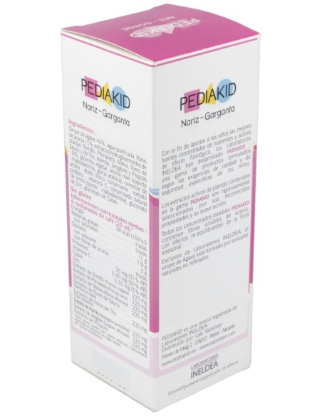 Pediakid Nariz-Garganta Jarabe 250Ml.
