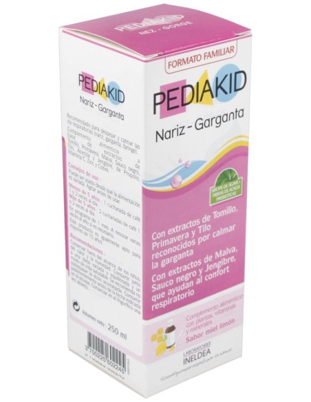 Pediakid Nariz-Garganta Jarabe 250Ml.