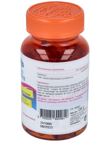 Pediakid Gominolas Vitamina D3 60Gominolas