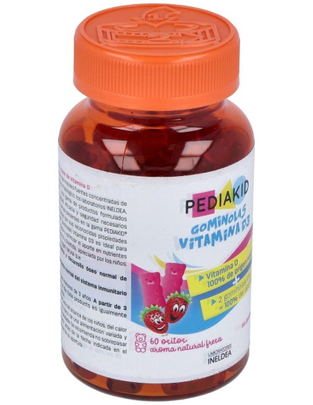 Pediakid Gominolas Vitamina D3 60Gominolas