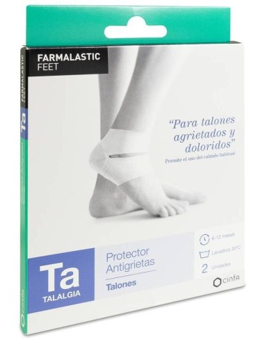 Farmalastic Protector Anti-Grietas Talla Única, 2 Uds