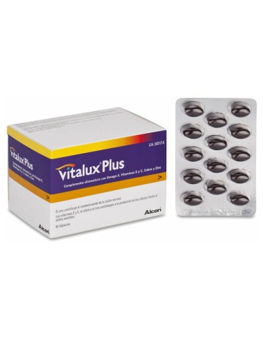 Vitalux Plus 84 Capsulas Gelatina Blanda