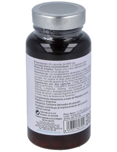 Mundonatural Novoten 60 Cáps