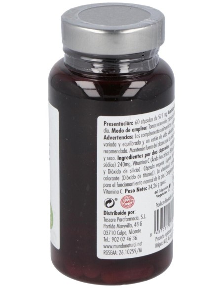 Mundo Natural Hidramas Acido Hialuronico 60 Cap