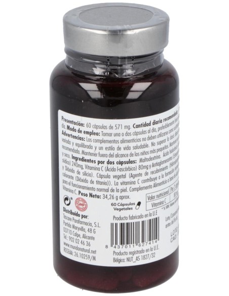 Mundo Natural Hidramas Acido Hialuronico 60 Cap
