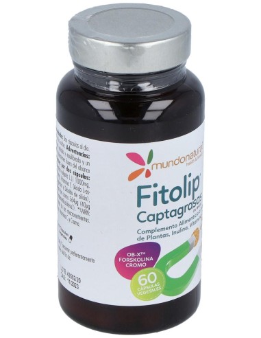 Mundo Natural Fitolip Captagrasas 60Cap