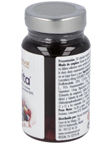 Mundo Natural Enzivita 30 Capsulas
