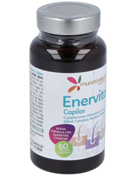 Mundo Natural Enervital Capilar 60 Caps