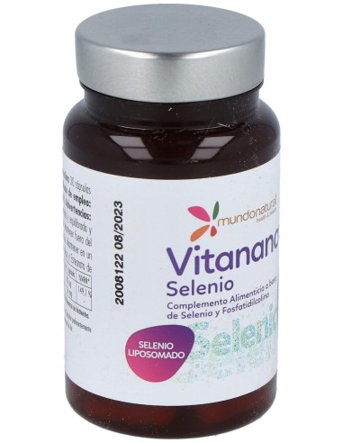 Mundo Natural Vitanano Liposomado Selenio 30Caps