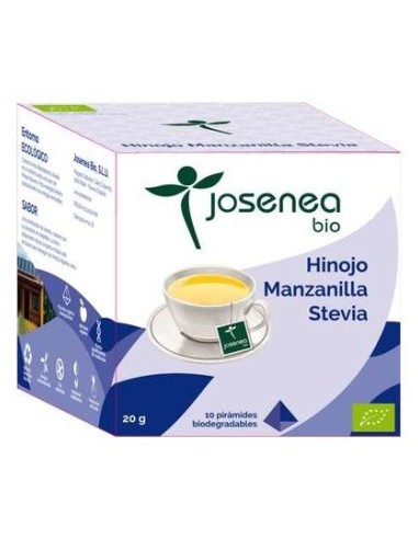 Hinojo-Manzanilla-Stevia 10Piramides Ensobrada Bio