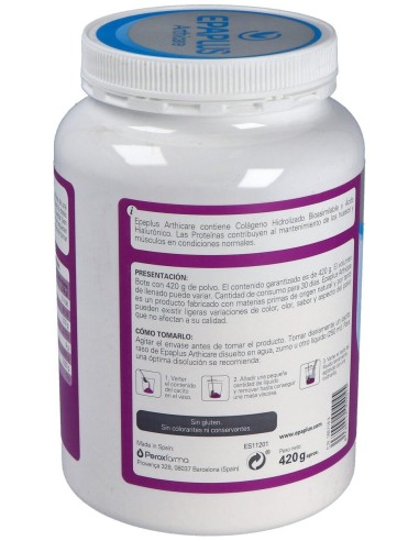 Epaplus Colágeno + Ác. Hialurónico 30 Días En Polvo 420G