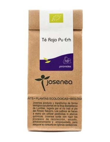 Josenea Té Rojo Pu Erh Bio 10 Pirámides