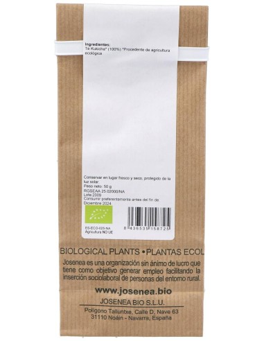 Josenea Te Kukicha Bio Granel 50G