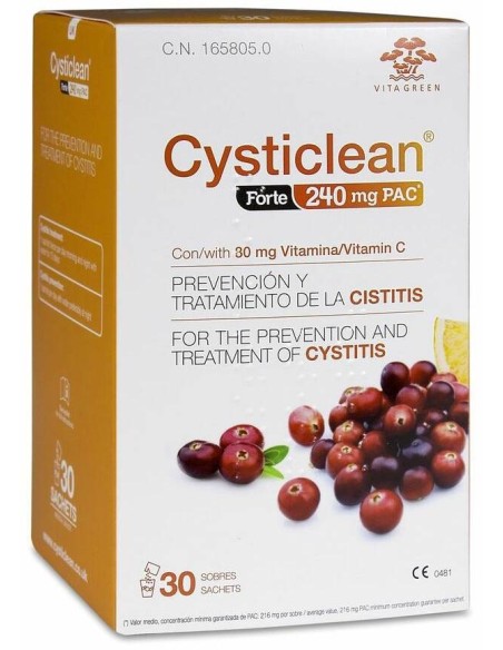 Cysticlean Forte 240 Mg Pac 30 Sobres