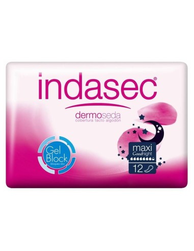 Indasec Dermoseda Maxi Good Night, 12 Uds