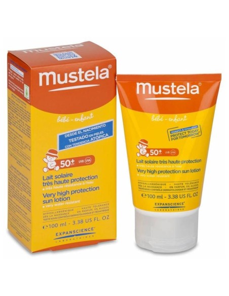 Mustela Leche Solar Protección Muy Alta Spf 50+ 100Ml