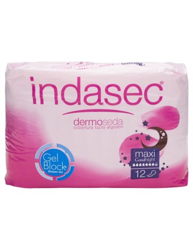 Indasec Dermoseda Maxi Good Night, 12 Uds
