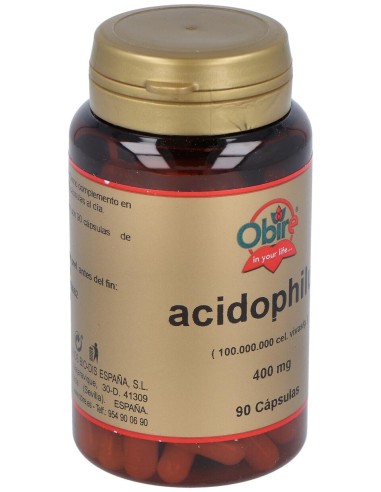 Obire Acidophilus 400Mg 90Caps
