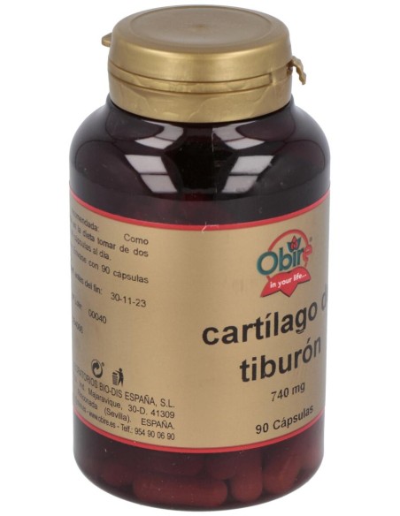 Cartilago De Tiburon 740Mg. 90Cap.