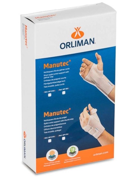 Orliman Inmovilizador Pulgar D70 T2 15-17 Cm Derecho, 1 Unidad