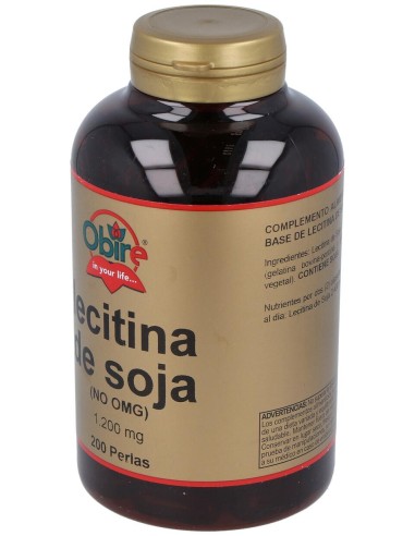 Lecitina De Soja Ip 1200Mg. 200Perlas