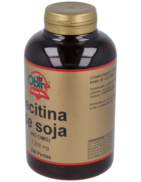 Lecitina De Soja Ip 1200Mg. 200Perlas