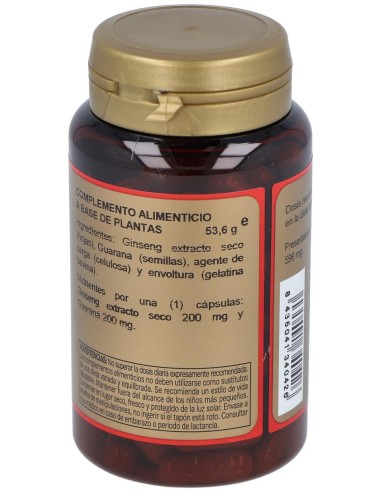 Obire Ginseng Y Guaraná 90Cáps