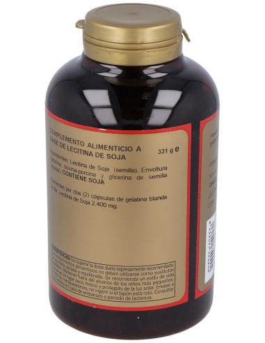 Lecitina De Soja Ip 1200Mg. 200Perlas