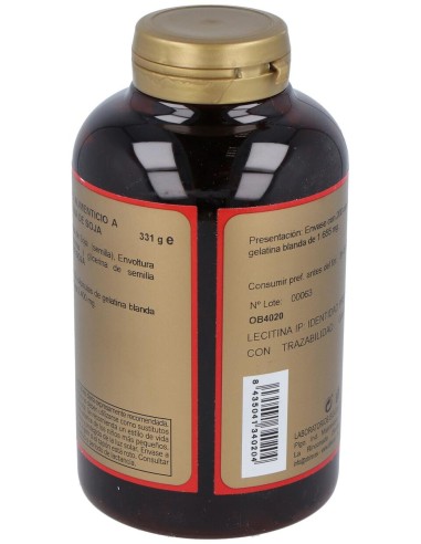 Lecitina De Soja Ip 1200Mg. 200Perlas