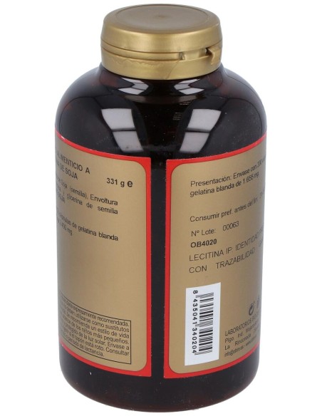 Lecitina De Soja Ip 1200Mg. 200Perlas