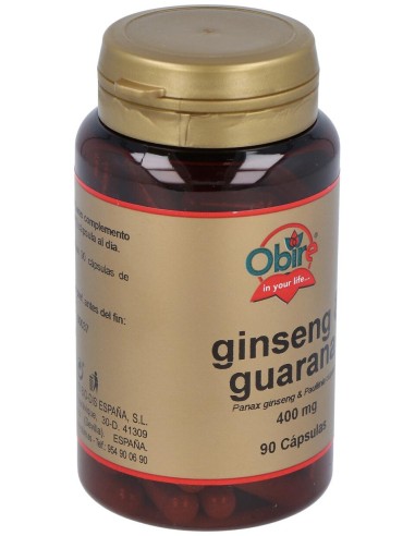 Obire Ginseng Y Guaraná 90Cáps