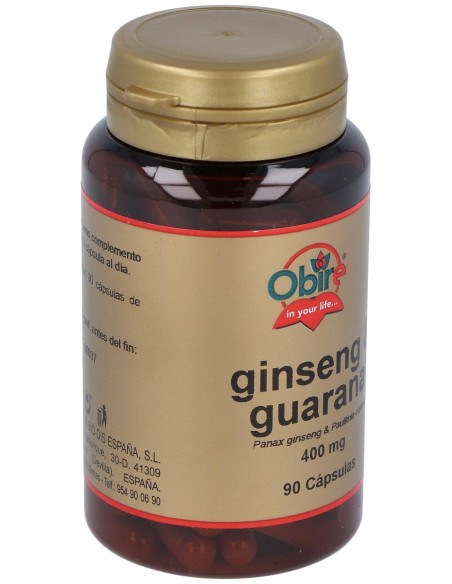Obire Ginseng Y Guaraná 90Cáps