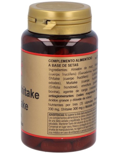 Obire Reishi Shitake Maitake 300Mg 90Caps