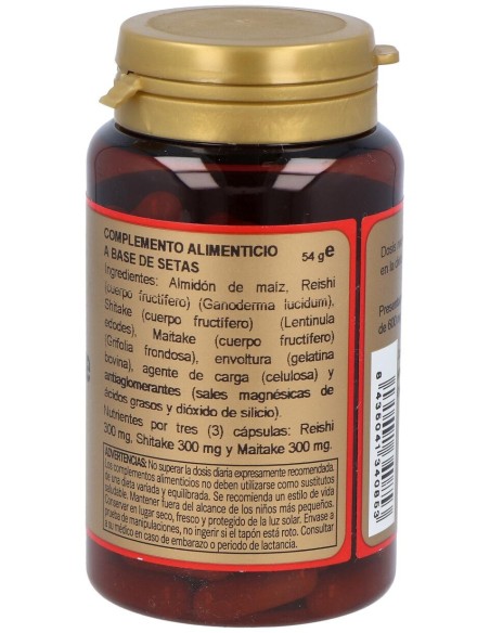 Obire Reishi Shitake Maitake 300Mg 90Caps