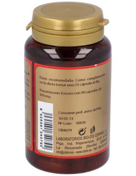 Obire Reishi Micelio Y Acerola 90Caps
