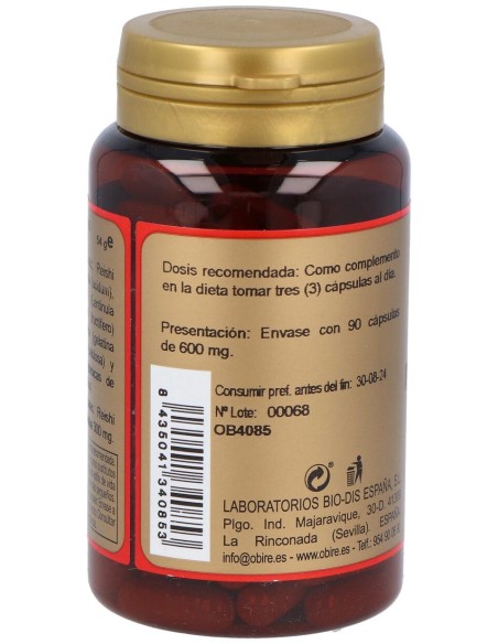 Obire Reishi Shitake Maitake 300Mg 90Caps