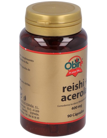 Obire Reishi Micelio Y Acerola 90Caps