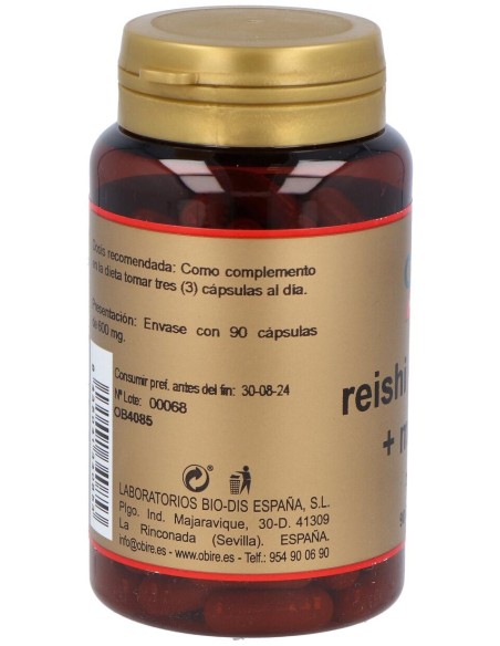 Obire Reishi Shitake Maitake 300Mg 90Caps
