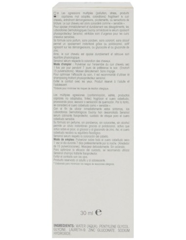 Ducray Sensinol Serum Calmante Fisioprotector, 30 Ml