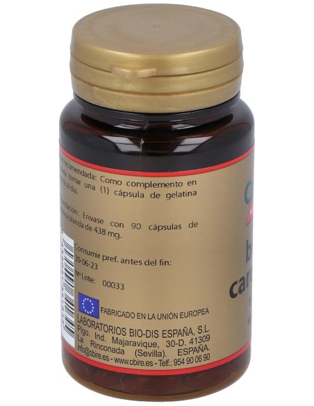 Obire Betacaroteno 10.000 U.I. 90 Perlas