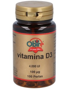 Obire Vitamina D3 4000Ui 100Caps