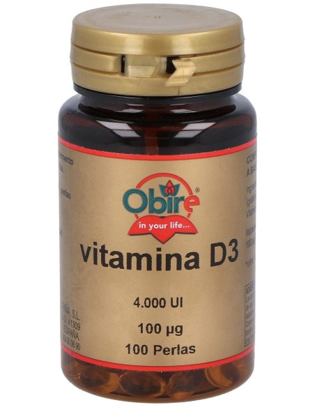 Obire Vitamina D3 4000Ui 100Caps