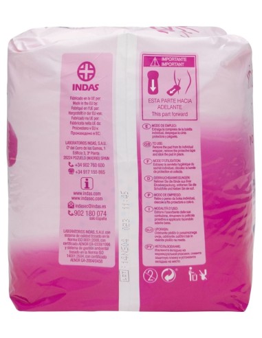 Indasec Dermoseda Maxi Good Night, 12 Uds