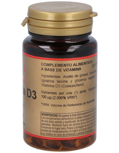 Obire Vitamina D3 4000Ui 100Caps