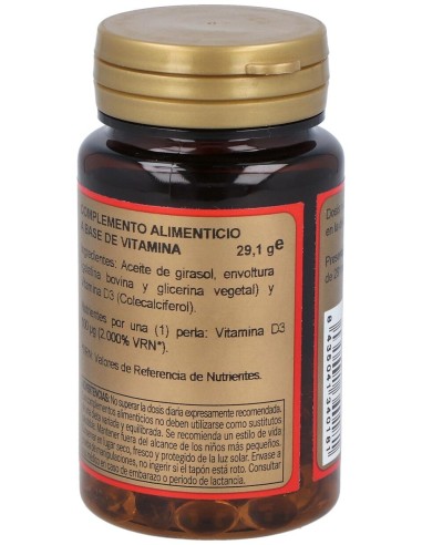 Obire Vitamina D3 4000Ui 100Caps